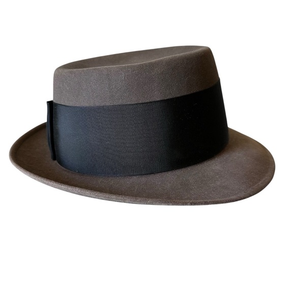 RESISTOL Vintage 15X Beaver Self Conforming Flatop Hat Designed by Harry Rolnick - Picture 2 of 15
